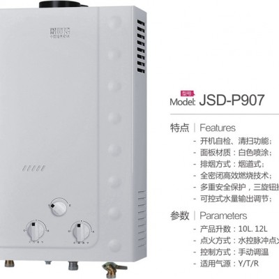 厨卫电器批发厨房电器厂家加盟**双眼灶具厨师傅品牌P907燃气热水器 供应厨师傅品牌P907燃气热水器图2