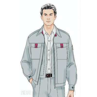 五金电子电器珠宝首饰印刷塑胶等工厂制服工作服