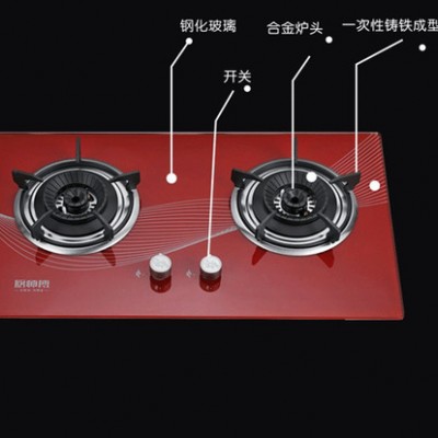 厨卫电器批发厨房电器厂家加盟**双眼灶具厨师傅品牌D320嵌入式燃气灶 供应厨师傅D320嵌入式燃气灶图3