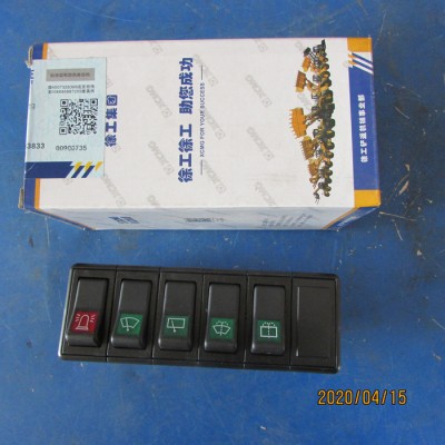 供应徐工装载机电器配件253000125 JK932-600KIII组合翘板开关图3