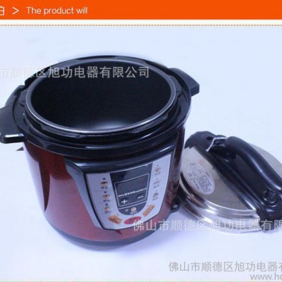 直销地摊会销礼品 电压力锅 智能压力锅5L 小家电图2