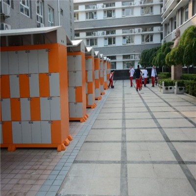 中小学生学校智能书包柜厂家电子存包柜价格刷卡智能寄存柜定做图2