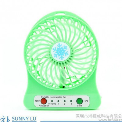 **迷你电风扇 USB风扇 迷你小风扇 创意便携 移动电源风扇图3