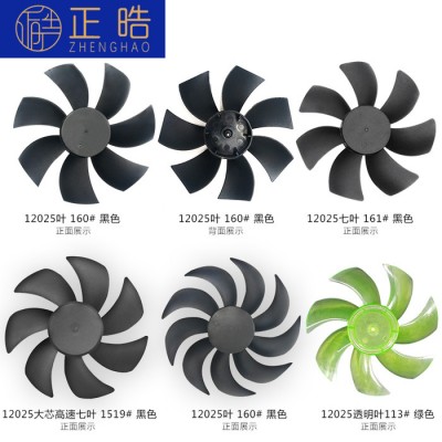 正晧科技12025大芯高速七叶1519#框叶**低噪音小风扇工业散热图2