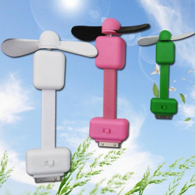 苹果手机专用硅胶迷你小风扇 iPhone 4 4S 3G手机图3