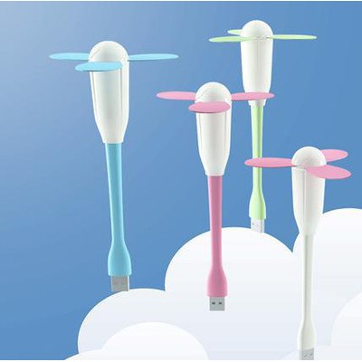 新款 竹蜻蜓USB小风扇 可折弯 迷你三叶风扇 创意便携式图2