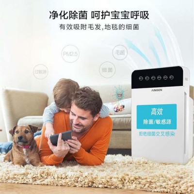 AINISONANS-KG66-1空气净化器家用去甲醛负离子清新空气紫外线杀菌空气净化器图2