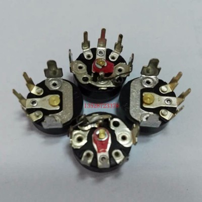 厂家直供小风扇马灯收音机用RV12带开关B1KB10KB50K调光调速调音调频旋钮开关电位器图7
