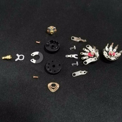 厂家直供小风扇马灯收音机用RV12带开关B1KB10KB50K调光调速调音调频旋钮开关电位器图4