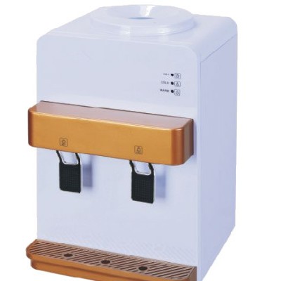 台式温热 冰热 出口饮水设备 RC29外贸 跨境压缩机桌面饮水机 出口饮水器 欧美 东南亚 非洲  带冷藏柜储物柜饮水机