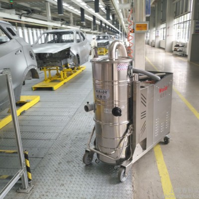 威德尔WX100/75 工厂用工业吸尘器380V大功率工业吸尘器不锈钢整机吸尘器