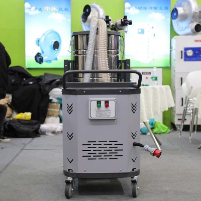 380V工业吸尘器厂家 大功率移动式高压吸尘器 脉冲式滤筒吸尘机图1