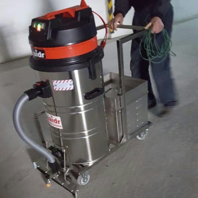 威德尔WD-80P 24V直流工业吸尘器移动式车间吸尘器吸地面小石子颗粒物用充电吸尘器