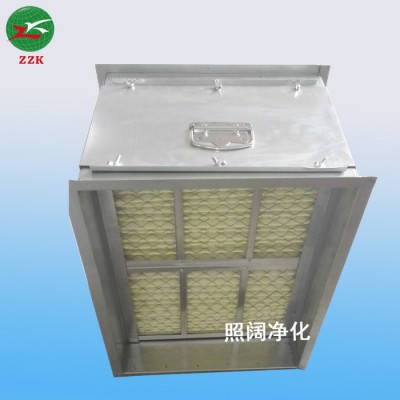 【照阔ZZK**中效空气过滤箱，中效静电棉折叠料，中效空气净化器，中效排风箱，中效过滤器，非标订做，二道过滤图2