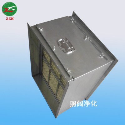 【照阔ZZK**中效空气过滤箱，中效静电棉折叠料，中效空气净化器，中效排风箱，中效过滤器，非标订做，二道过滤图3