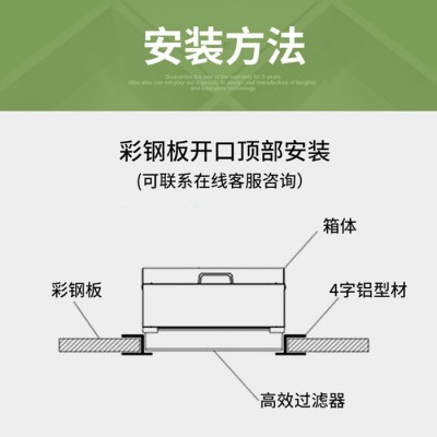 百级洁净室净化设备空气自净器 无尘车间空气净化器