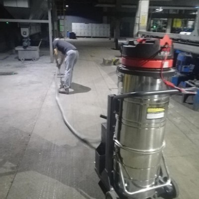 威德尔WD-100P 车间用电瓶吸尘器移动式吸粉尘铁屑用吸尘器
