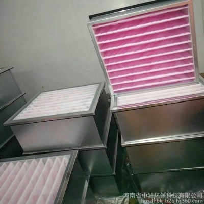 空气净化器滤芯 空气滤材 新风机组490×592×550×5P过滤袋生产厂家通信过滤图6