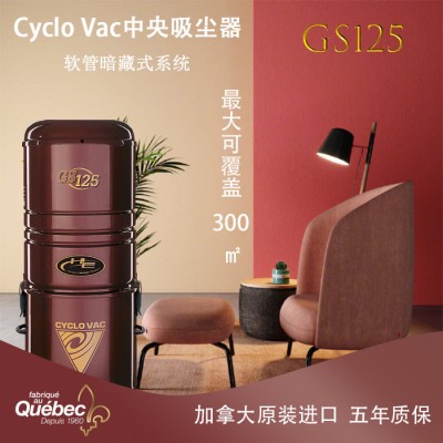外接式Cyclo VacGS125非无线中央吸尘器家用大吸力强力手持式大功率运行安静除尘系统加拿大原装进口储物室杂物间图5
