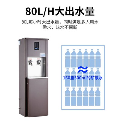 太原校园温热饮水平台 商务立式净饮一体机 幼儿园用温热饮水机 温热式开水器图2