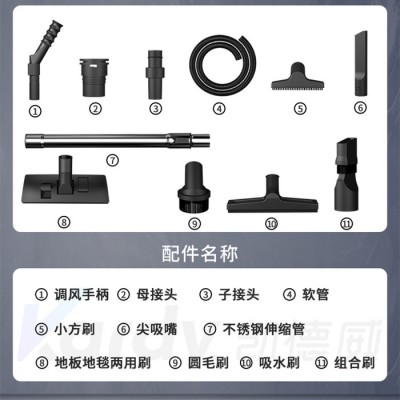 凯德威 商用式 吸尘器 DL-1232图2