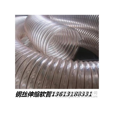 宇通供应TPU伸缩耐磨软管、供应TPU工业软管，工业吸尘器软管，吸尘软管、输送颗粒耐磨伸缩软管图5