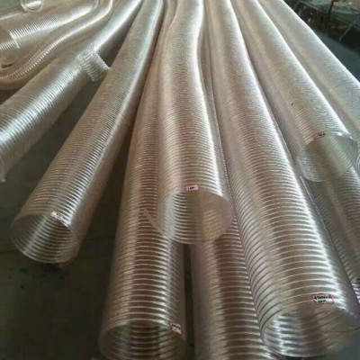 宇通供应TPU伸缩耐磨软管、供应TPU工业软管，工业吸尘器软管，吸尘软管、输送颗粒耐磨伸缩软管图3