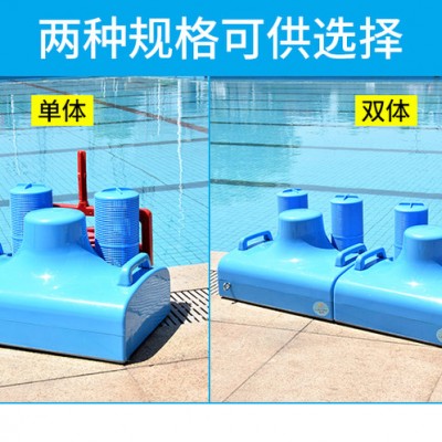 瀚宇R400游泳池吸污机水下吸尘器池底手动鱼池清洁吸污机泳池设备机械