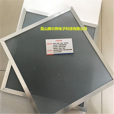 腾尔辉窝蜂铝基网光触媒  铝基鱼网光触媒滤网  TEH网状光触媒过滤网图6