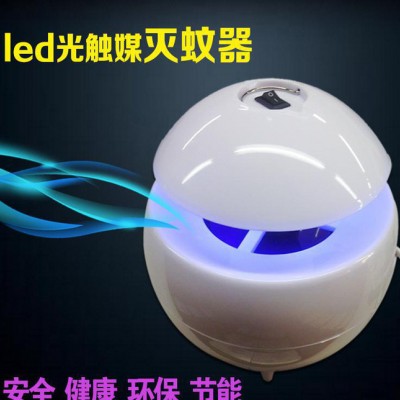 超声波电子驱蚊器 直插式光触媒灭蚊器 led灭蚊灯家用新款图2