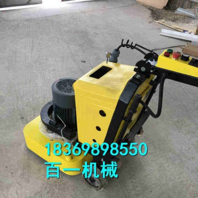 电动四盘打磨机 可外接吸尘器的打磨机 山东百一机械直销图4