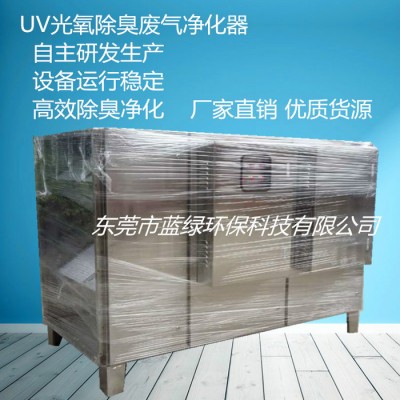 东莞蓝绿UV 紫外光触媒除臭净化器厂家定做图5