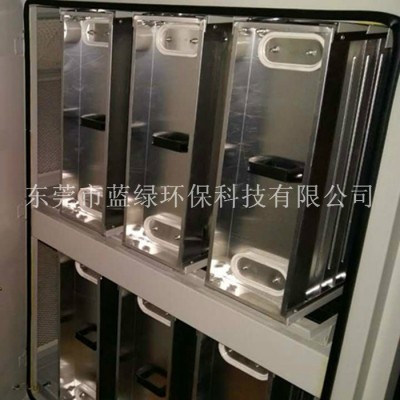 东莞蓝绿UV 紫外光触媒除臭净化器厂家定做图4