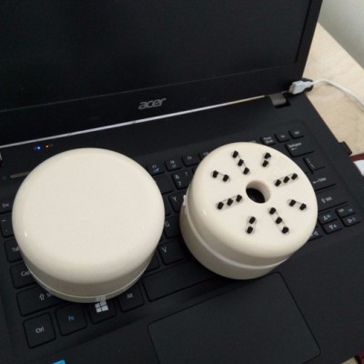 得力 桌面吸尘器现货迷你桌面吸尘器便携家用小型无线清洁器200pcs免费印刷logo