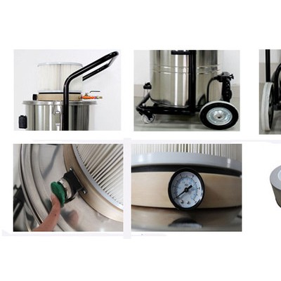 一月工业吸尘器AX2060气动工业吸尘器吸粉尘吸尘机干湿两用图2