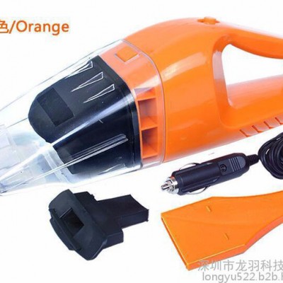 龙羽车载吸尘器，点烟器式大功率干湿两用车用吸尘器，深圳厂家批发送礼