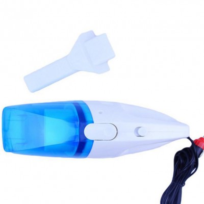 2016新款干湿两用车载吸尘器 汽车清理 迷你小蓝白60W汽车吸尘器