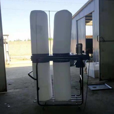 冀州市福曼双桶布袋木工机械吸尘器除尘设备木工机械专用封边机精密推台双筒布袋吸尘器图2