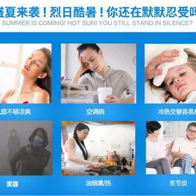 专业冷风机 环保、自然风 家用冷风扇 可移动 静音单冷空调扇图2