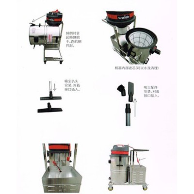 河南电瓶式WD-80P 1.5kW推吸尘吸水用吸尘器图2