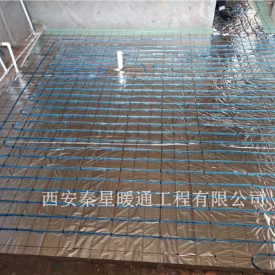 安泽电采暖轻钢别墅家用电地暖安装图2