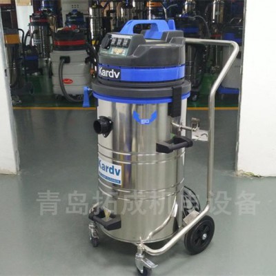 青岛机械加工厂用凯德威DL3078B大功率干湿两用工业吸尘器图2