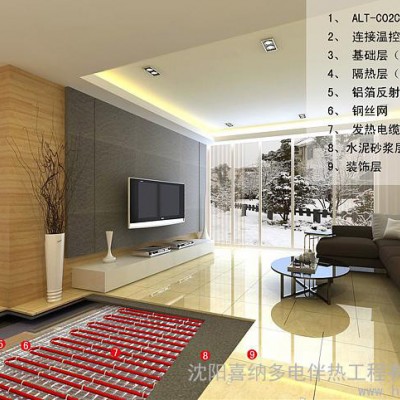 供应沈阳电地暖电采暖设计安装图6