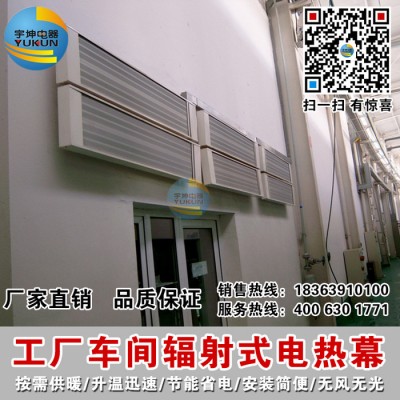 供应宇坤AFS-80电采暖器电热幕电热板电暖器远红外图2