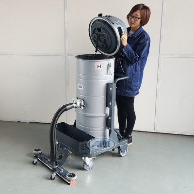 艾隆AL3DF-C 4200W工业吸尘器吸较细粉尘铁屑石子沙粒水泥灰固液混合物等图3