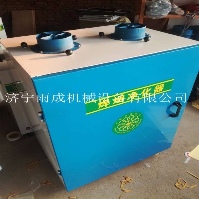 雨成YC-43双臂焊烟处理机图片 焊烟净化器视频 环保用烟雾收集柜式吸尘器