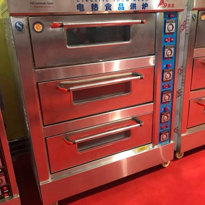 传松一层二盘  两层四盘电烤箱面包烤箱 ** 不锈钢制品 经济使用 各种型号食品烘焙箱图2
