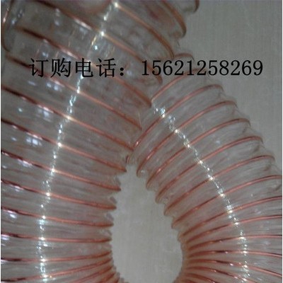 吸尘器导电管 卸料软管 阻燃聚氨酯软管 导电软管 抗静电图1