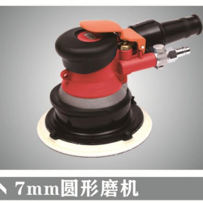 肯拓气动偏心圆型磨机 传统磨头+电动吸尘器  气动圆形磨头 偏心磨头图2