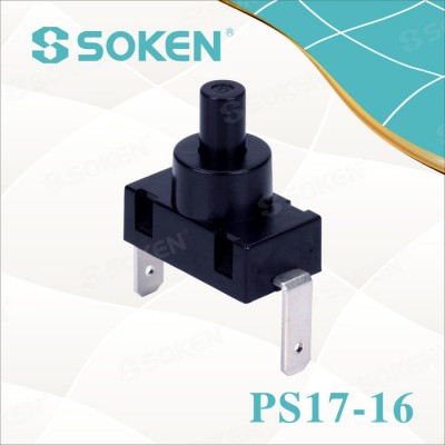 按钮开关-[SOKEN]PS17-16按钮开关制造商 适用吸尘器等